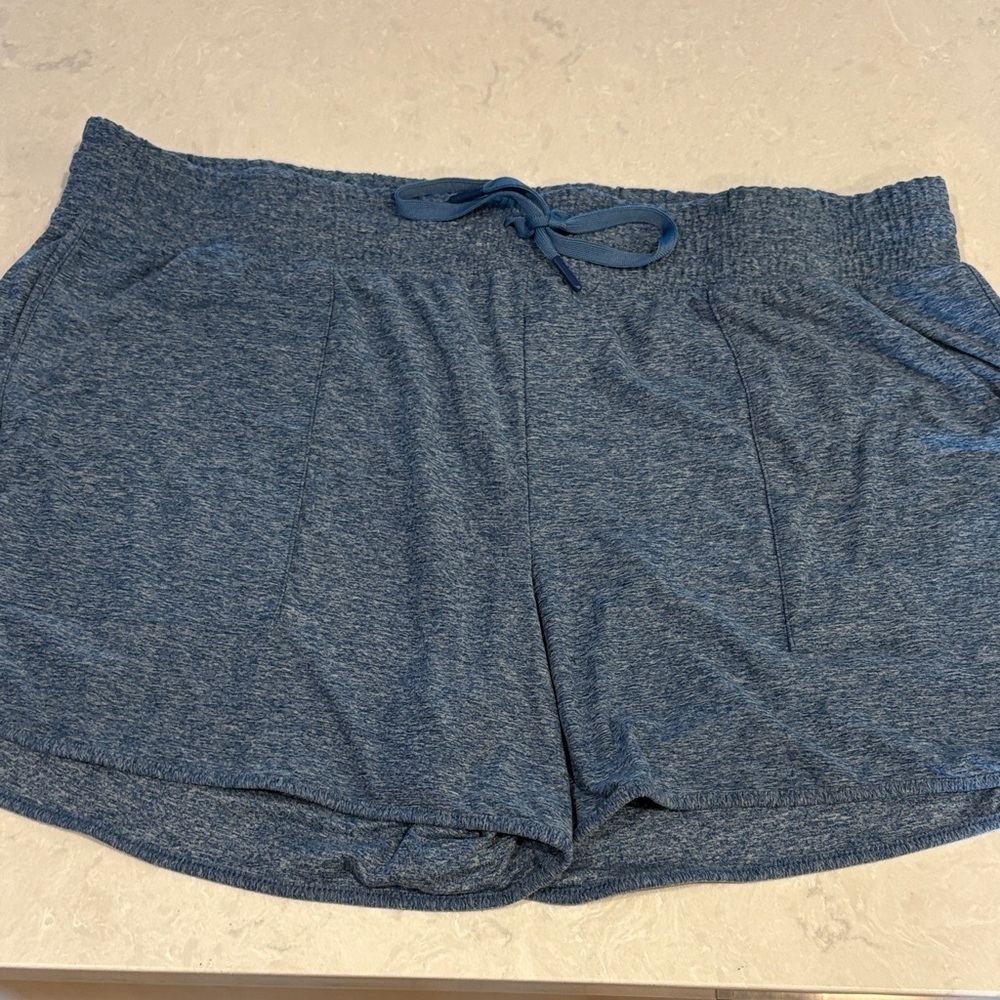 Athletic Works Women's Blue Heather Shorts